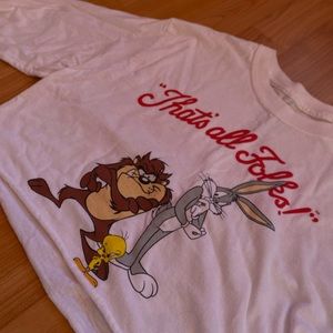 Looney Tunes Cropped Graphic Tee